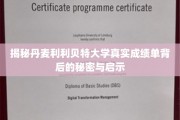 丹麦利利贝特大学成绩单揭秘，探索学术诚信与教育启示