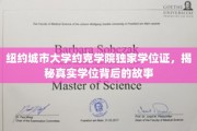 纽约约克学院学位证探秘，揭秘独学位背后的传奇之路