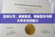 跨国认可，圣托马斯大学文凭的璀璨光环