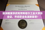 解锁未来，克劳斯塔尔工业大学文凭，成就非凡职业起点！
