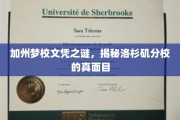 加州名校文凭疑云，洛杉矶分校背后的真实故事