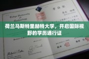 荷兰马斯特里赫特大学，开启国际视野的学历通行证