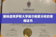 探寻德克萨斯大学埃尔帕索分校证书背后的荣耀密码