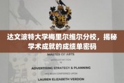 解码达文波特大学梅里尔维尔分校的学术辉煌，揭秘成绩单背后的秘密