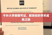 千叶大学荣耀凭证，解锁你的学术成就之旅