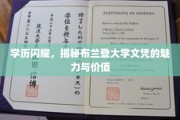 布兰登大学文凭，学位之光，揭开职场精英之路的秘密面纱