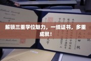 跨学科精英养成记，一证在手，多才多艺，成就非凡人生！