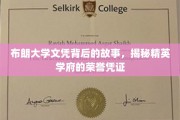 布朗大学文凭背后的荣耀密码，揭秘精英学府的非凡荣耀