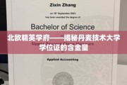 丹麦技术大学学位证背后的北欧精英价值揭秘！