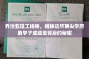 解码乔治亚理工精英学子，揭秘卓越成绩背后的神秘力量