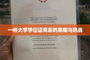 一桥学位证，荣耀之光背后的砥砺征程