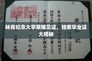 林肯荣耀殿堂，揭秘林肯纪念大学独家毕业证风采