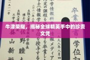 牛津之光，解码世界顶尖精英所持的传奇学位证书