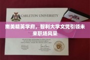 智利大学精英文凭，南美职场新锐的未来通行证