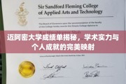 迈阿密大学成绩单背后，揭秘学术成就与个人辉煌的交织图景