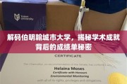 探寻伯明翰城市大学辉煌成就的幕后真相
