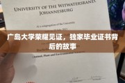 广岛大学毕业证书，荣耀背后的传奇故事