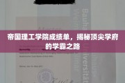 解码帝国理工学院学霸档案，揭秘精英学子的卓越之路