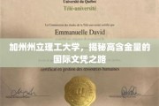 解码加州理工，探索高价值国际学历的黄金通道