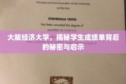 解码大阪经济大学成绩单，揭秘学海航程中的隐藏智慧