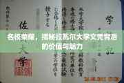 拉瓦尔大学文凭，名校光环下的真实价值与独特魅力
