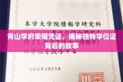 学府荣耀之谜，一纸学位证背后的传奇历程