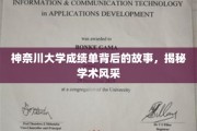 探寻神奈川大学成绩单背后的璀璨学术篇章