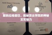 解码精英学府，探寻拉格朗日文凭的非凡吸引力