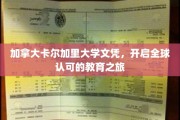 卡尔加里大学文凭，助力国际职场新起点