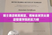 瑞士酒店界的精英孵化器，全球顶级酒店管理学院实力大揭秘