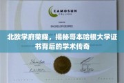 北欧学府荣耀，揭秘哥本哈根大学证书背后的学术传奇