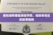 揭开威斯康星路德学院成绩单背后的独特篇章
