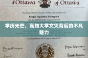 高学历风采，揭秘大学文凭背后的独特魅力圈