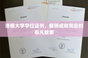 洛根大学证书，一纸学位，揭开非凡人生篇章