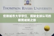 解锁全球视野，伦敦城市大学学位，开启国际认可的教育之旅