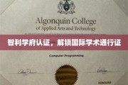 智利学府权威认证，助你一跃成为国际学术精英