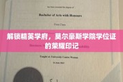 揭开莫尔豪斯学院学位证背后的精英荣耀密码