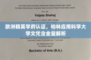 柏林应用科学大学，欧洲精英认证下的含金量解析之路