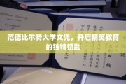 解锁精英之门，范德比尔特大学文凭的独特魅力
