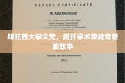 斯旺西荣耀背后，揭秘斯大文凭背后的传奇故事