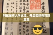 利兹城市大学新文凭，引领国际教育新潮流
