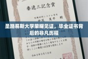 圣路易斯大学荣耀见证，毕业证书背后的非凡历程