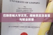 巴斯思帕大学文凭价值大揭秘，就业前景如何？