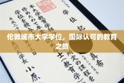 跨越国界的教育瑰宝，伦敦城市大学学位之旅
