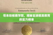 哥本哈根商学院独领风骚，全球精英教育实力榜大揭秘！