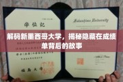 探索新墨西哥大学，揭开成绩单背后的真实面纱