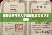 揭秘埃塞克斯大学成绩单背后的学术奥秘