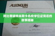 名校学位证背后的神秘面纱，阿比蒂彼特米斯的传奇之路