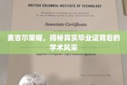 麦吉尔传奇，毕业证书背后，探寻卓越学术的魅力之光