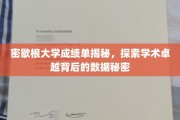 解码密歇根大学成绩单，探寻顶尖学术的数字足迹